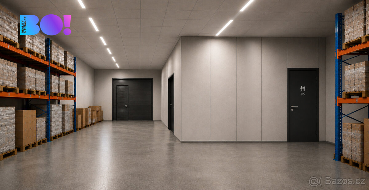 Pronájem skladovacích prostor (cca 7x100 m²) – Bocanovice - 6