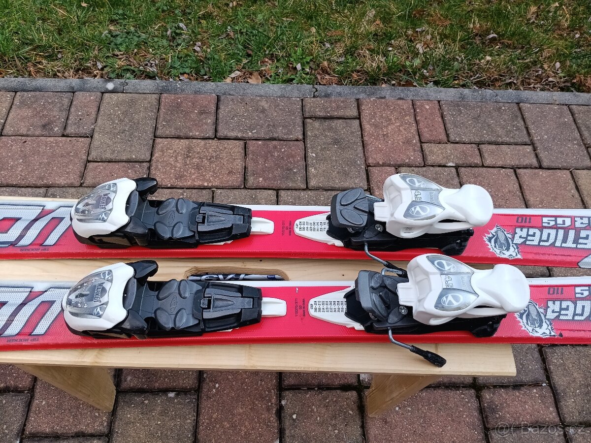 Dětské lyže Volkl 110 + hůlky - 6