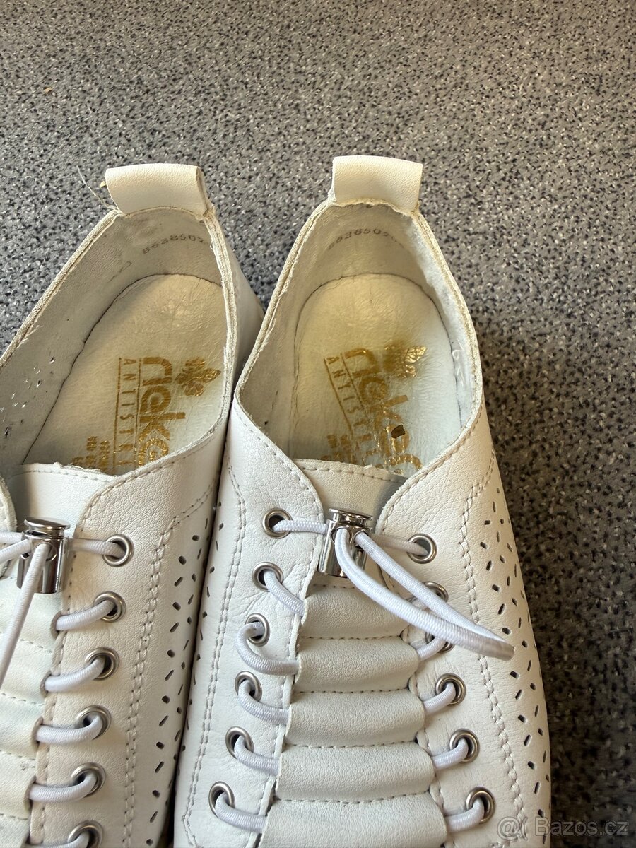 Dámské kožené boty Rieker vel.37 - 6