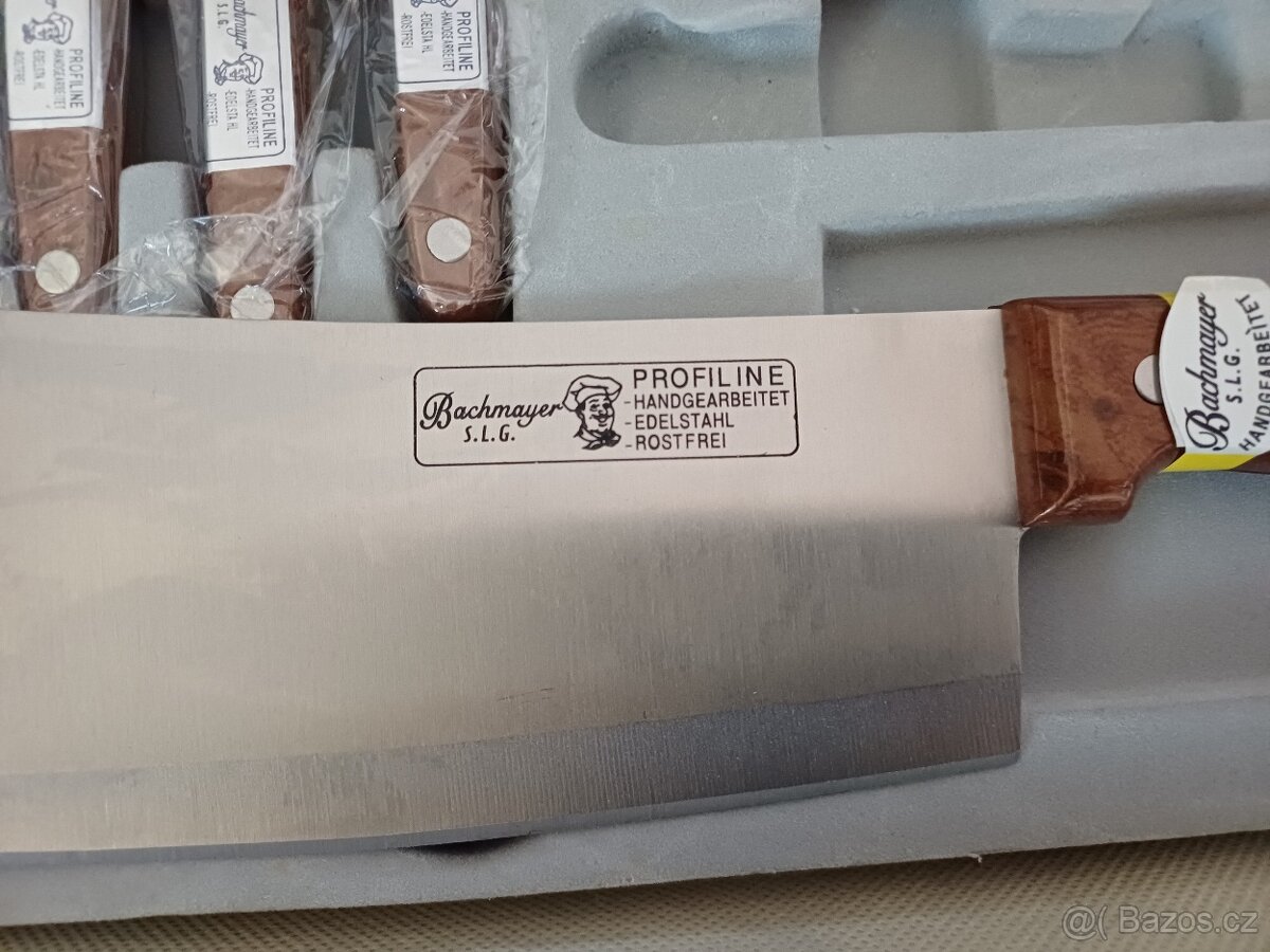 Bachmayer S.L.G. nová sada příborů, nožů, nůžek a brousku - 6