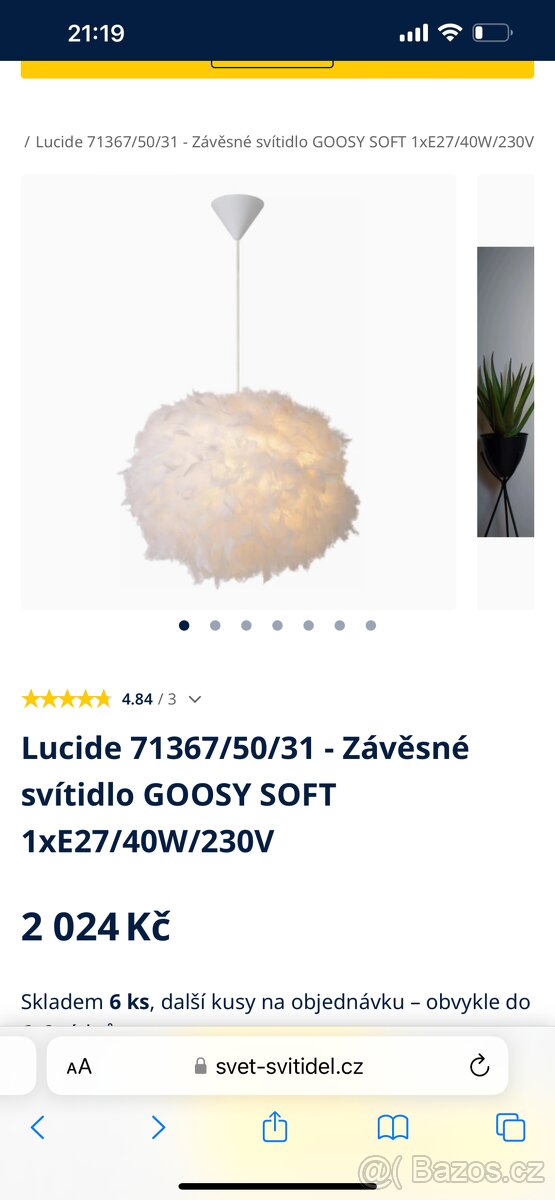 Krásný lustr z peří - 6