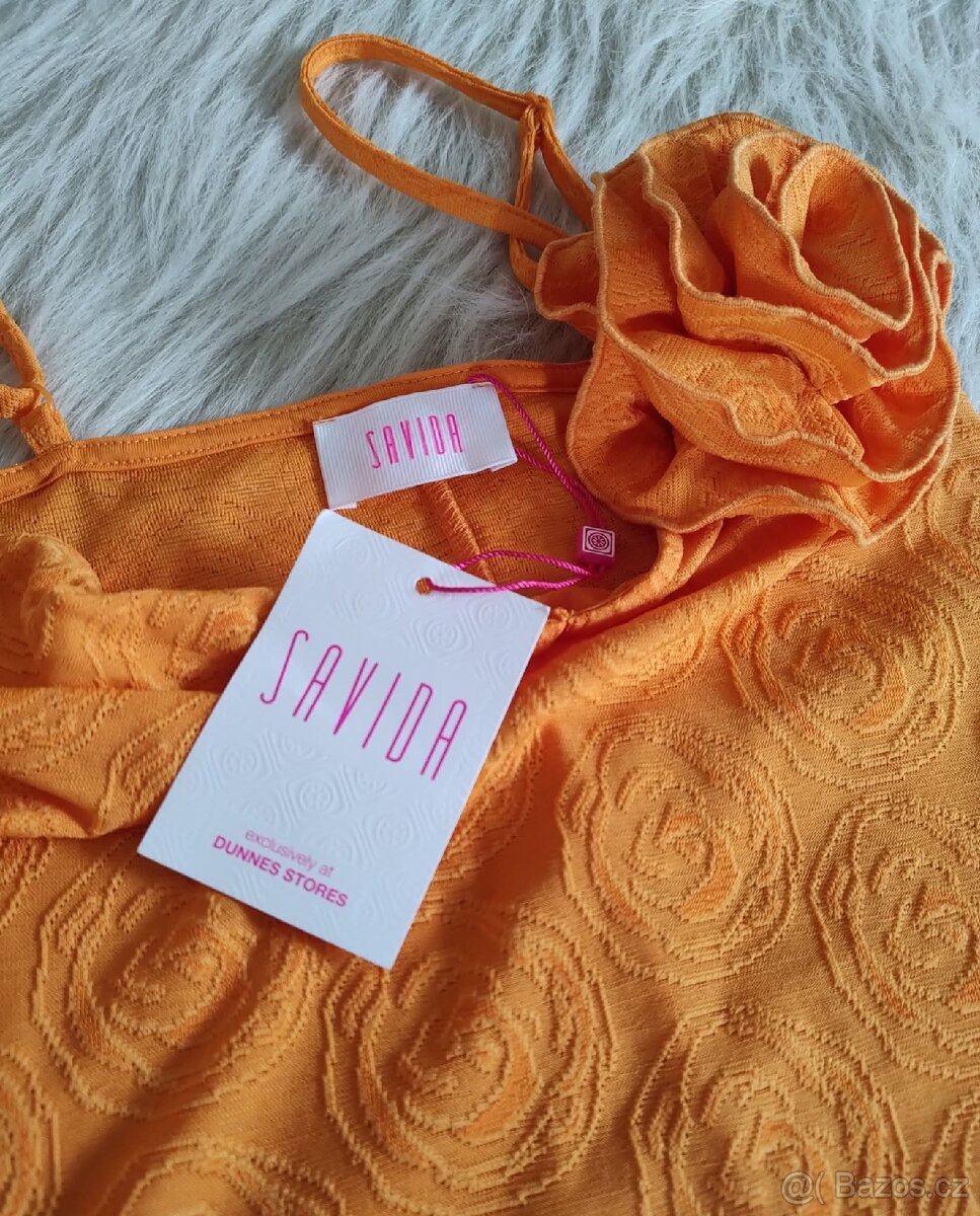 Oranžové šaty - S/M - Nové - 6