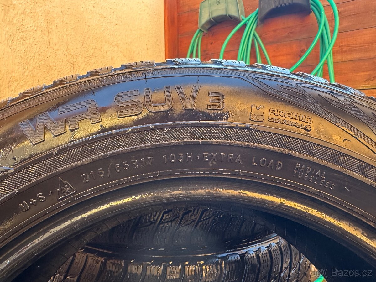 4x Zimní pneu. Nokian, 215 / 65 R17 103H XL - 6