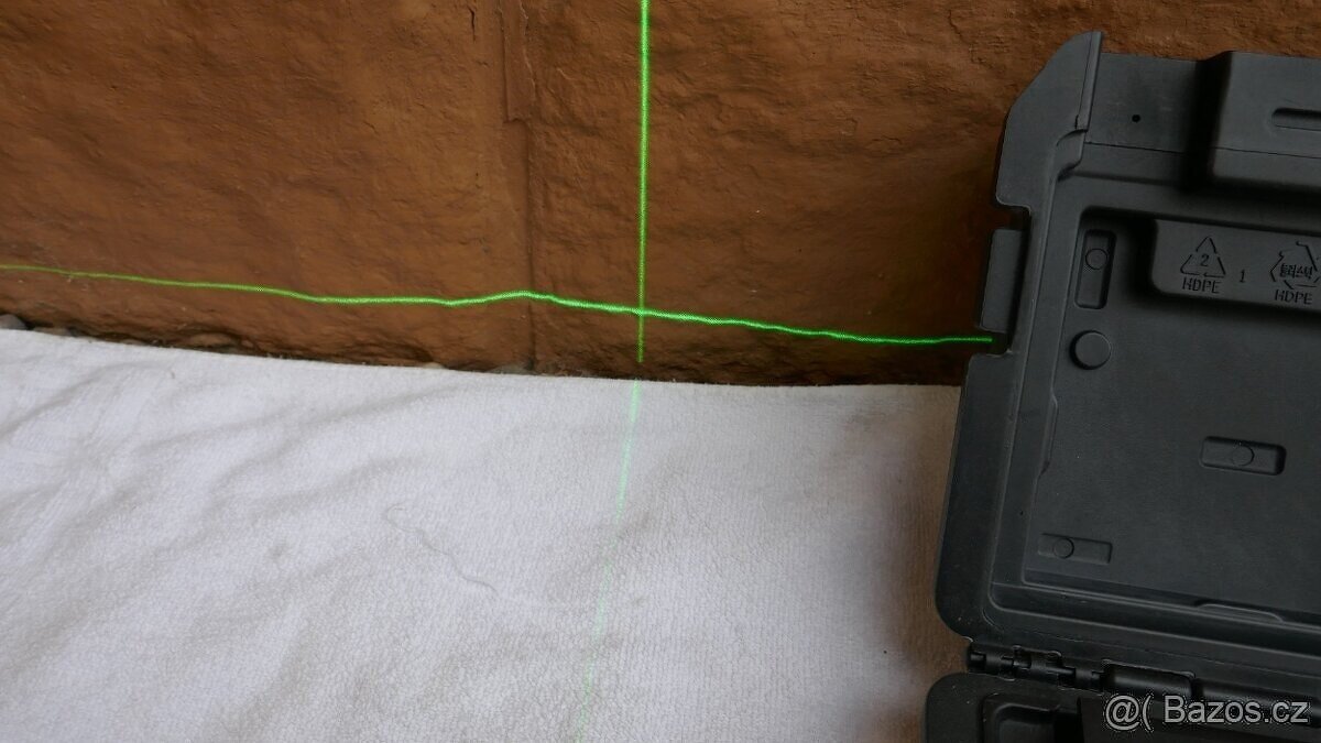 BERNER Křížový lineární laser BCLL-G, 20 m BASICline, zelený - 6