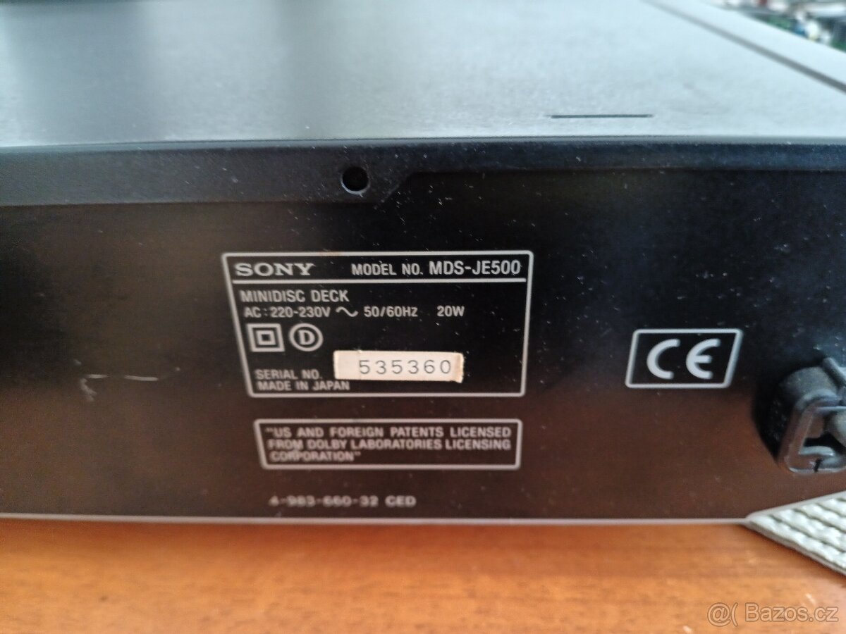 Minidisc Sony MDS-JE500 - 6