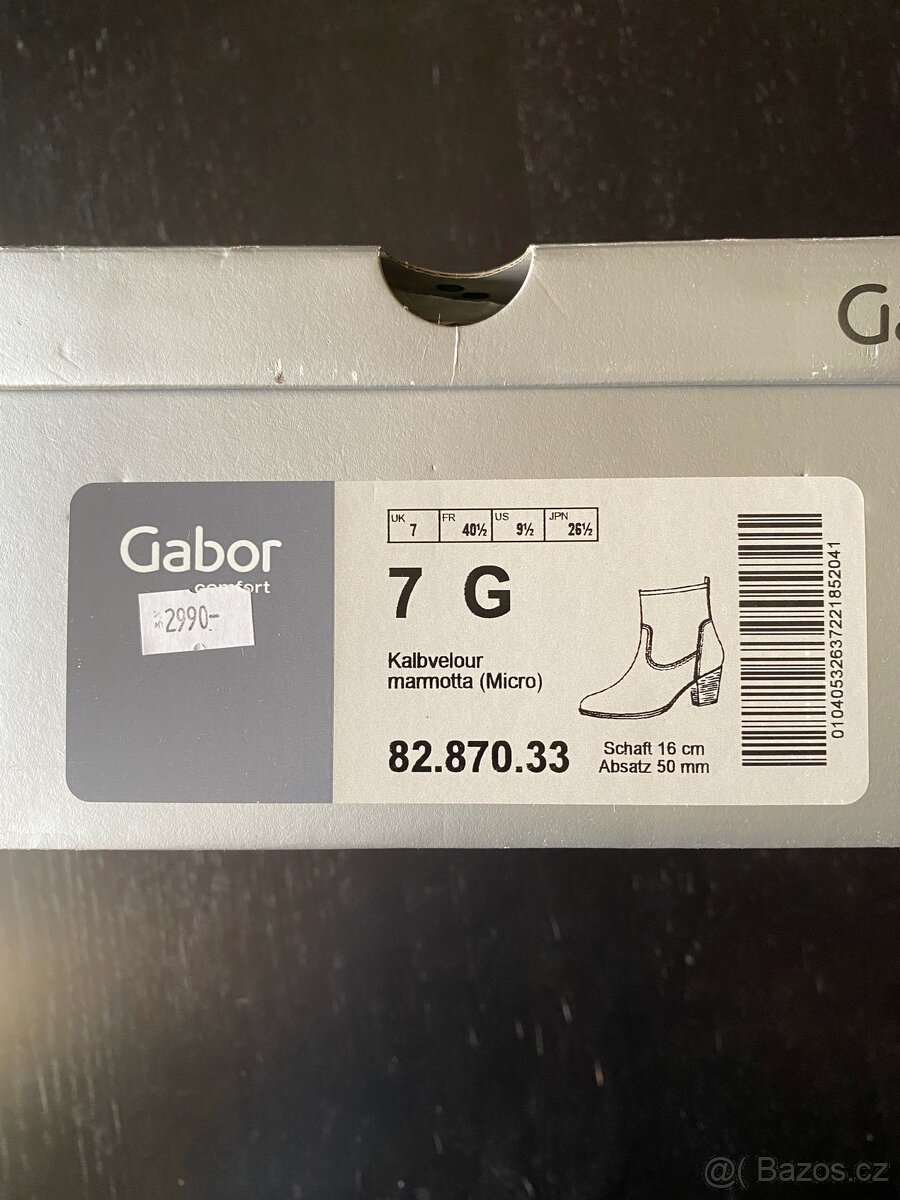 Boty světlé Gabor, vel.7 - 6