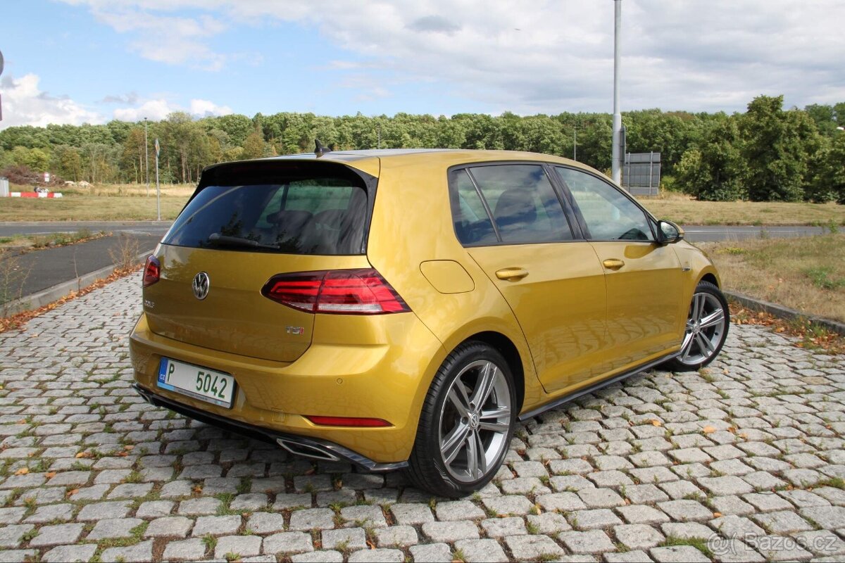 GOLF 7,1.4TSI,92kw,R-Line,HIGH,KURKUMA,r18,Full LED,67 900km - 6