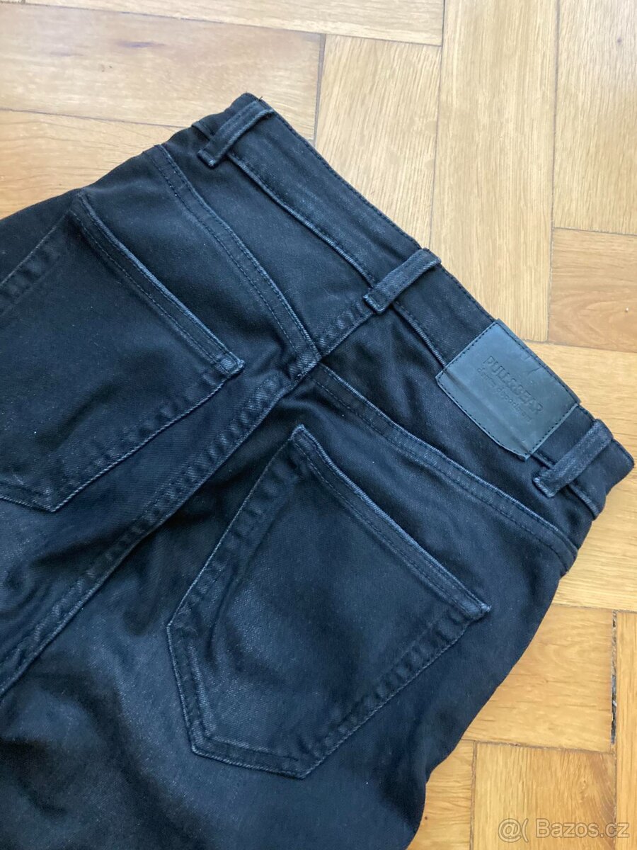 černé rifle Pull&Bear vel.32 - 6