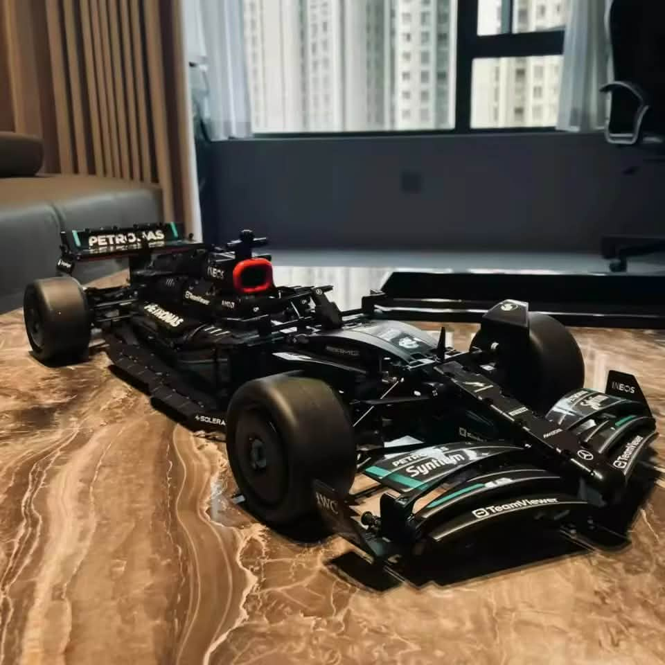 NOVÁ velká stavebnice formule auto 1642 dílků,délka 63 cm - 6