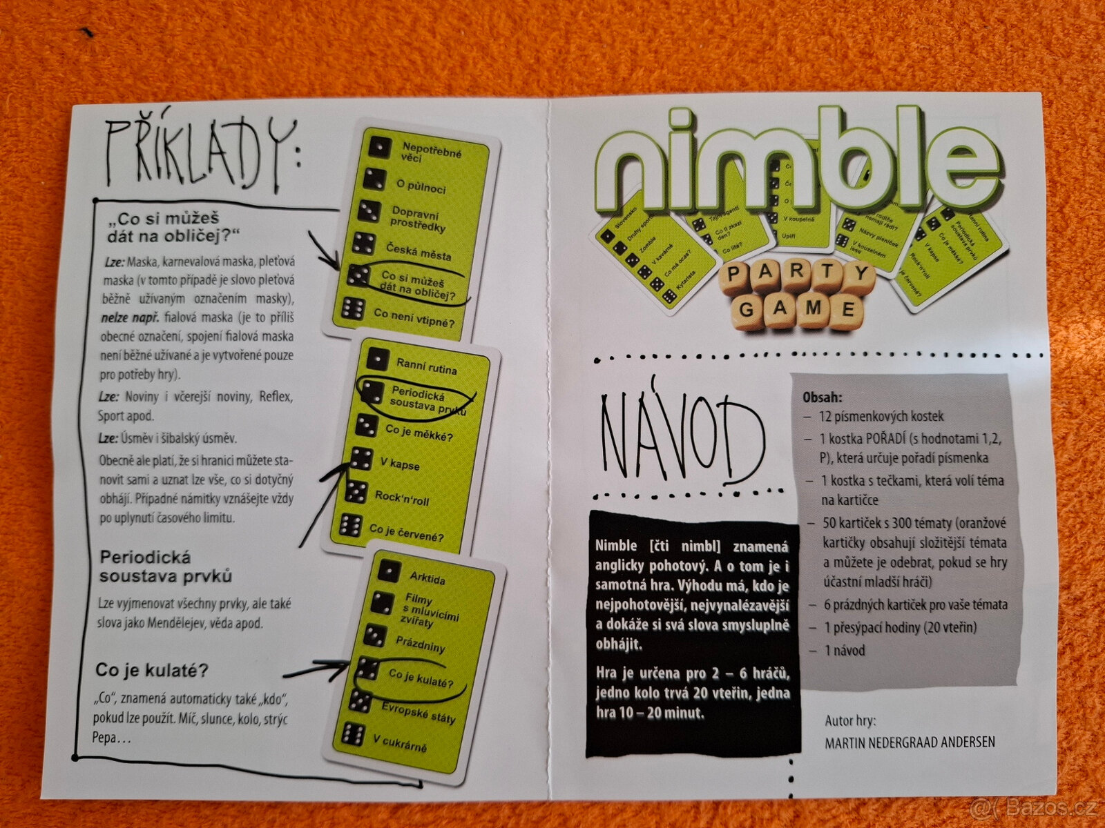 Hra NIMBLE - stolní společenská - téměř nehráno - 6