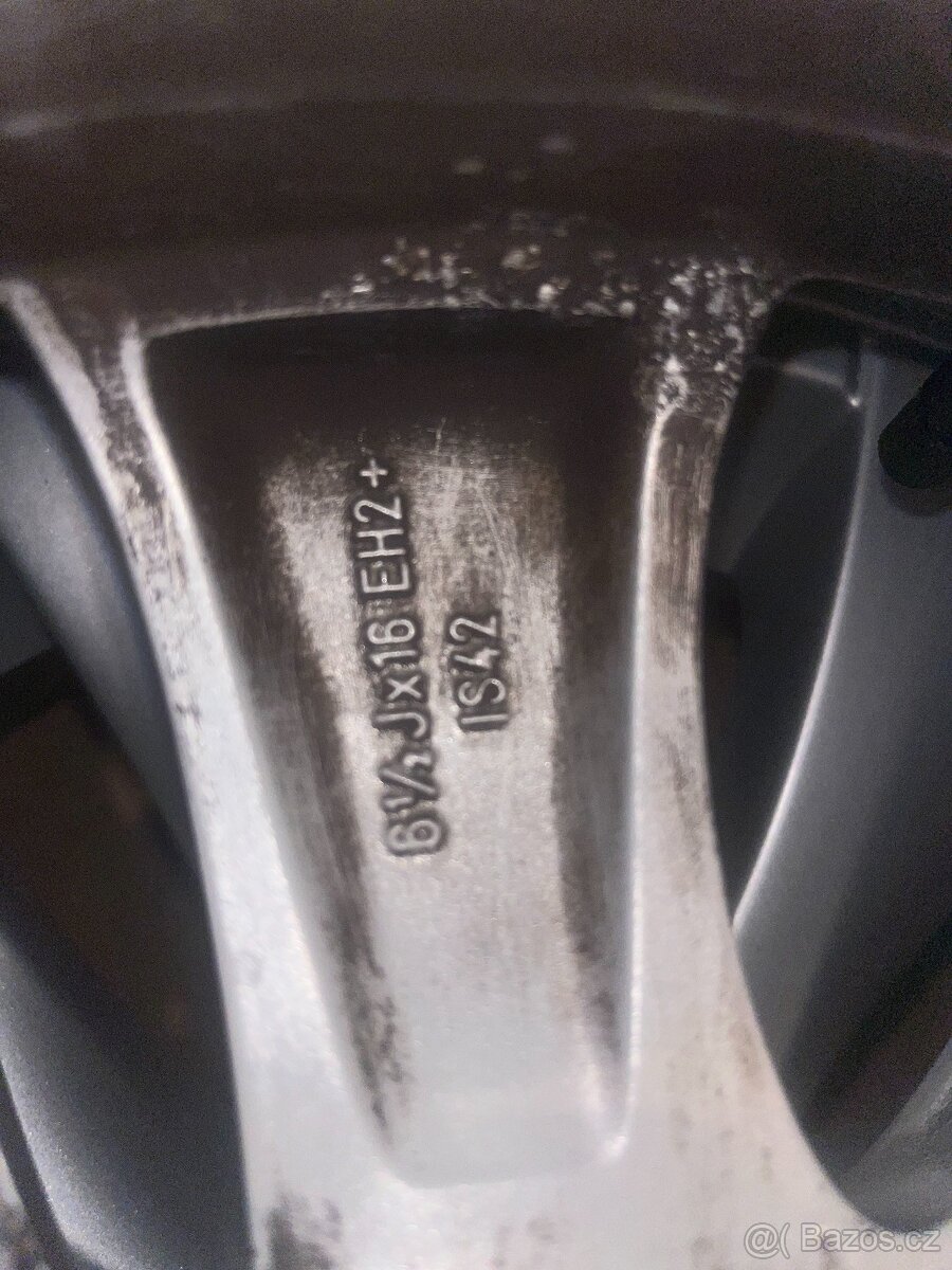 Alu BMW 5x120 r16 styling 229 + celoroční pneu - 6