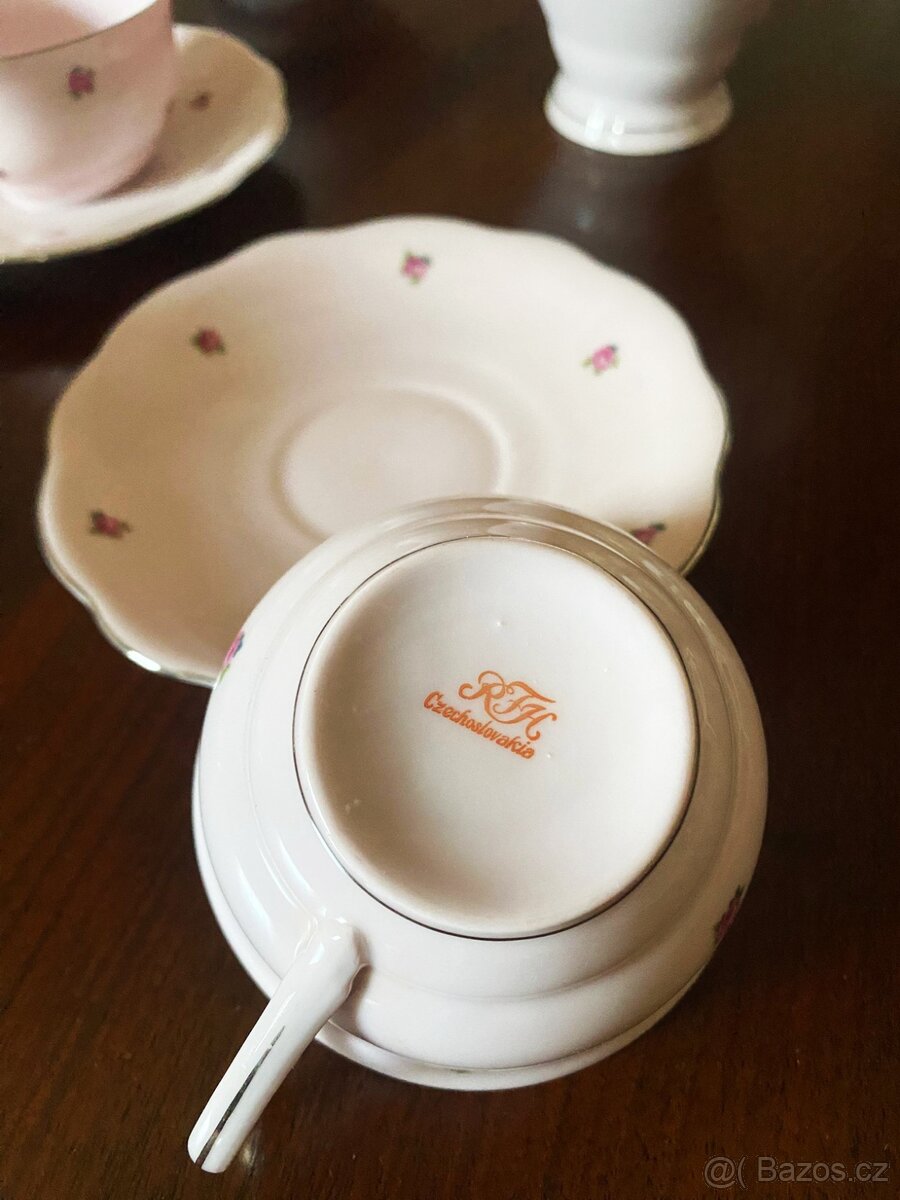 Růžový porcelánový set Seltmann Weiden Bavaria - 6