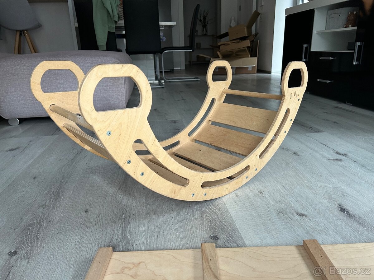 Montessori houpačka + klouzačka/žebřík ByVici - 6