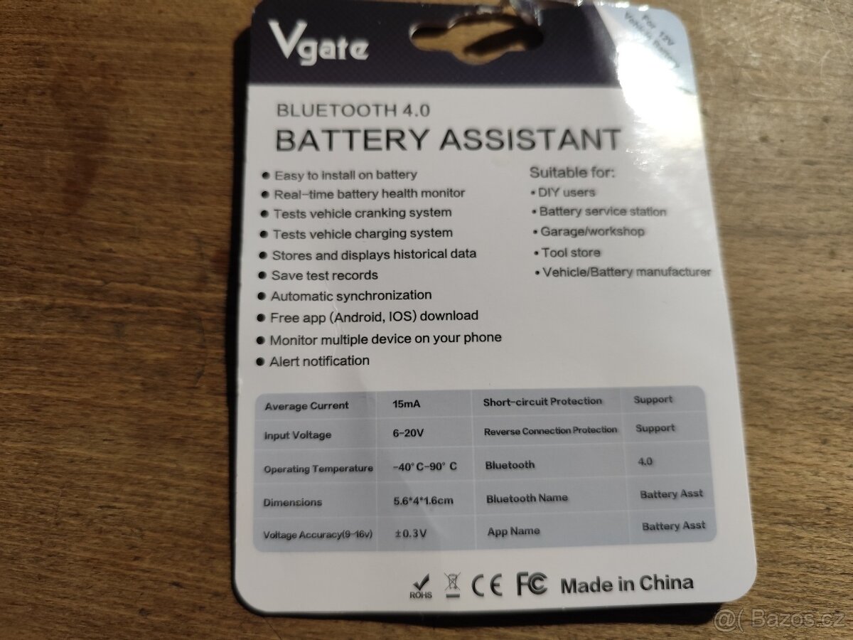 Vgate BA100 testr autobaterie - 6