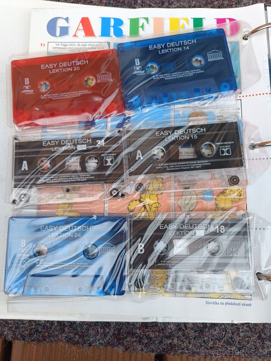 Retro časopisy a kazety jak se naučit německý - 6
