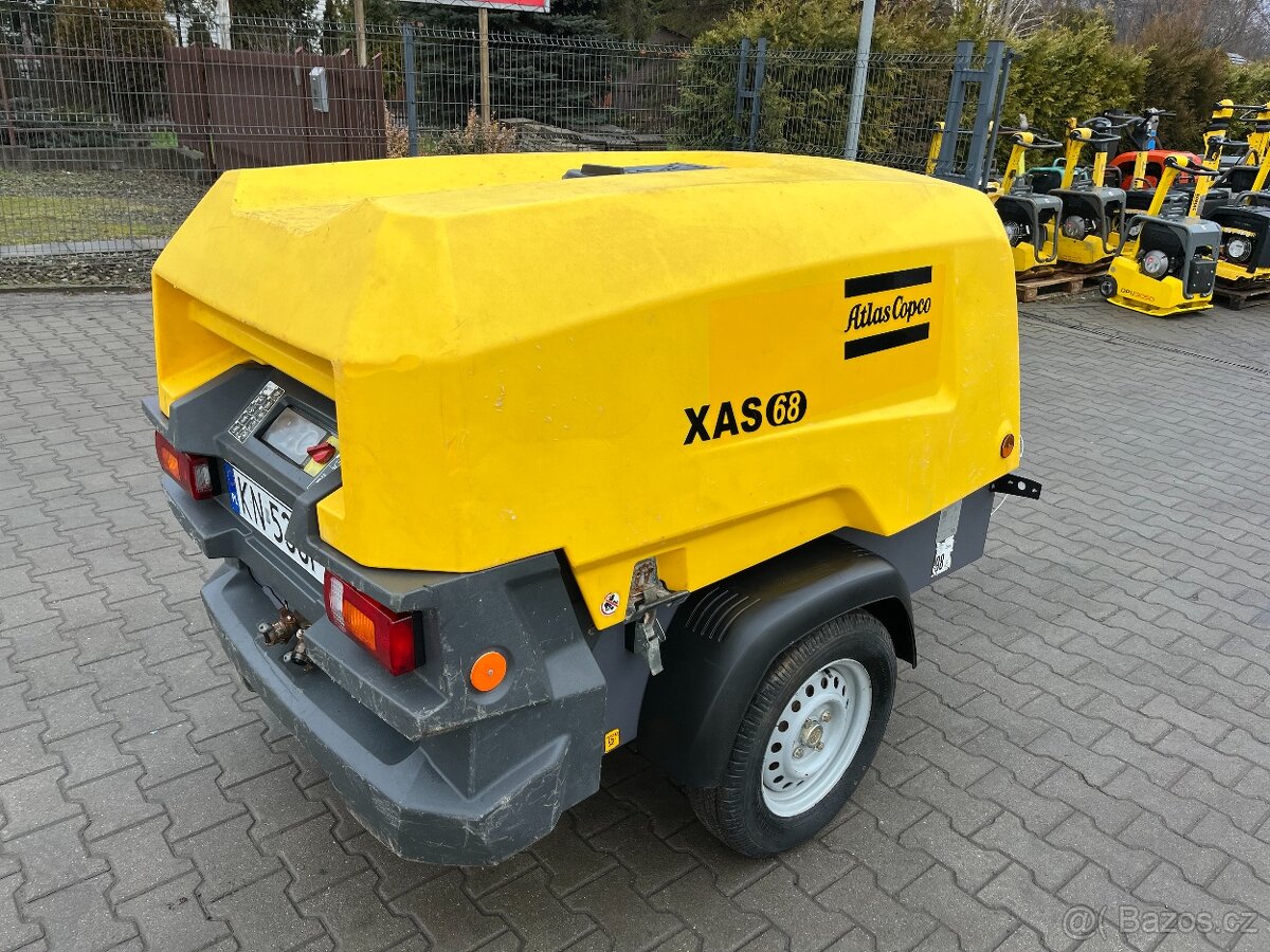 Mobilní přívěsný kompresor Atlas Copco XAS 68, 2018rv - 6