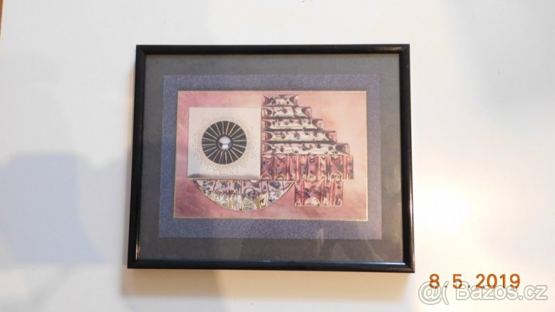vyšívky v rámečku ,moderní obrázky - 6