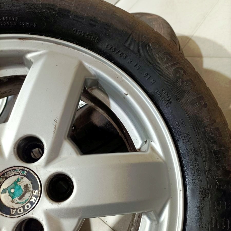 15" ALU kola – 5x100 – 6J x 15" ET38 - 6