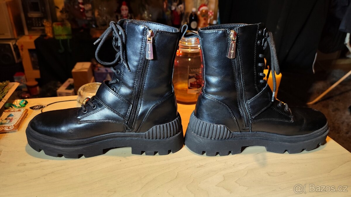 Dámské kotníkové boty s platformou vel. 40 - 6