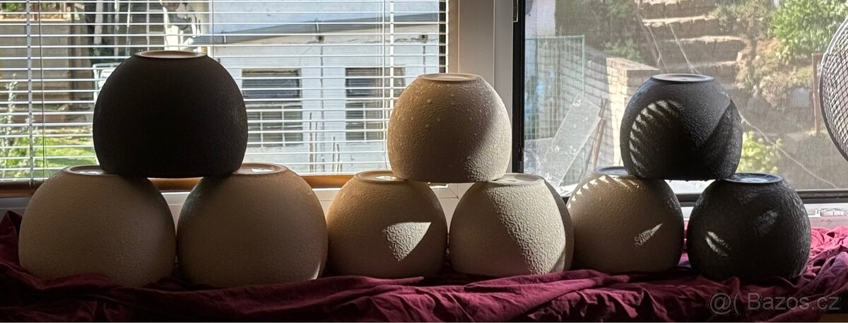 Obal/keramický Luna lizard, krémový-šedý - 6