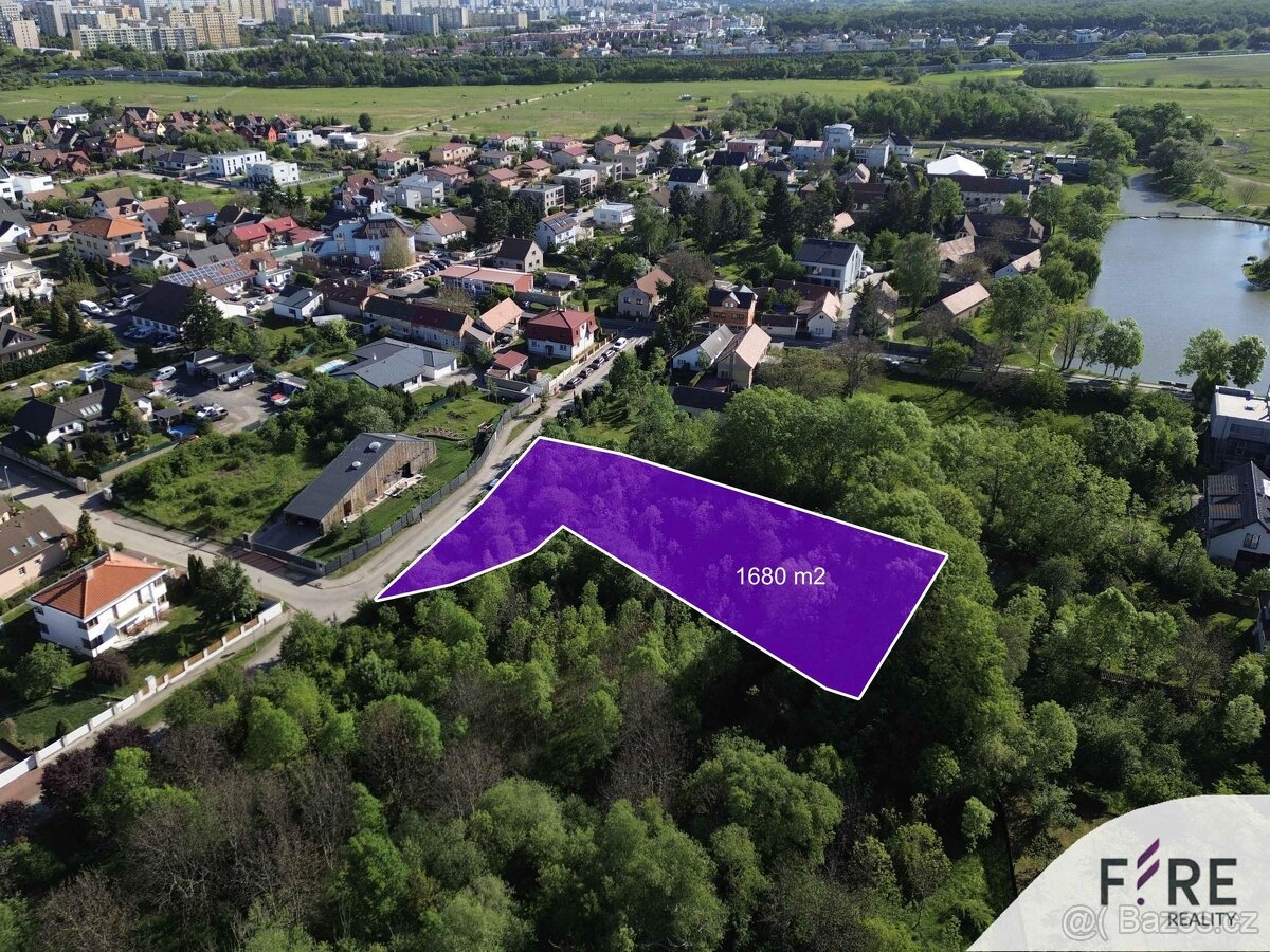 Pozemek 1680 m², Praha, Šeberov - 6