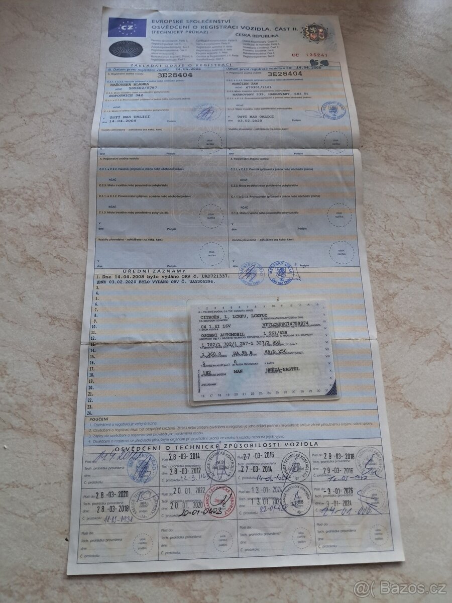 Citroën C4,2008 STK 01/2028 nepojízdné - 6