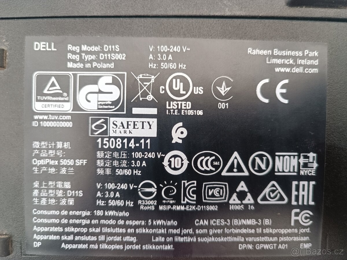 Dell Optiplex 5050 / i3-7100 / 8GB RAM / SSD 240GB / Win 10 - 6