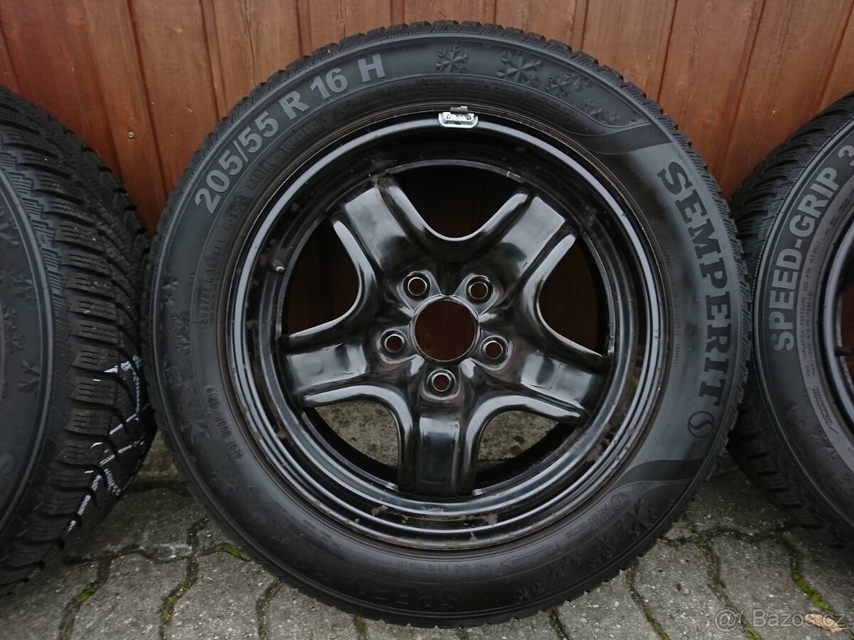 Renault Megane 3,4 16" Originální 205/55/16 zimní alu Kola - 6