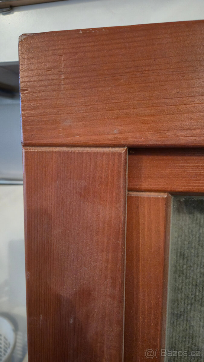 Dřevěné okno 58x97 + dvojsklo - 6