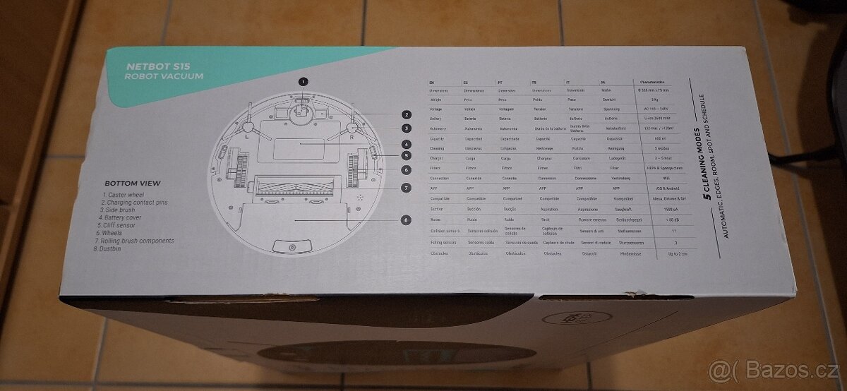 NOVÝ robotický vysavač IKOHS NetBot S15 - 6