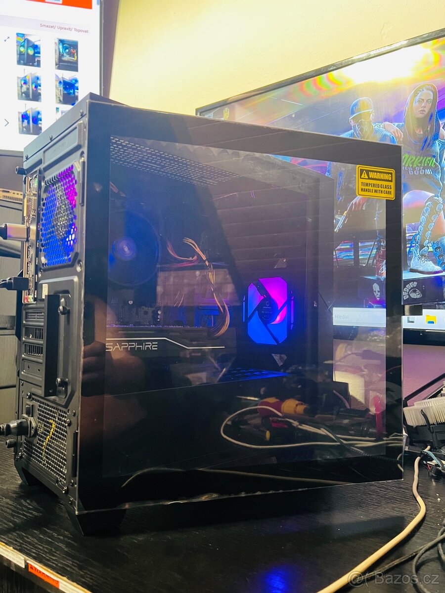 Herní Ryzen 5, až 16GB DDR4, 250GB+ 500GB, RX 470 4GB Win 11 - 6