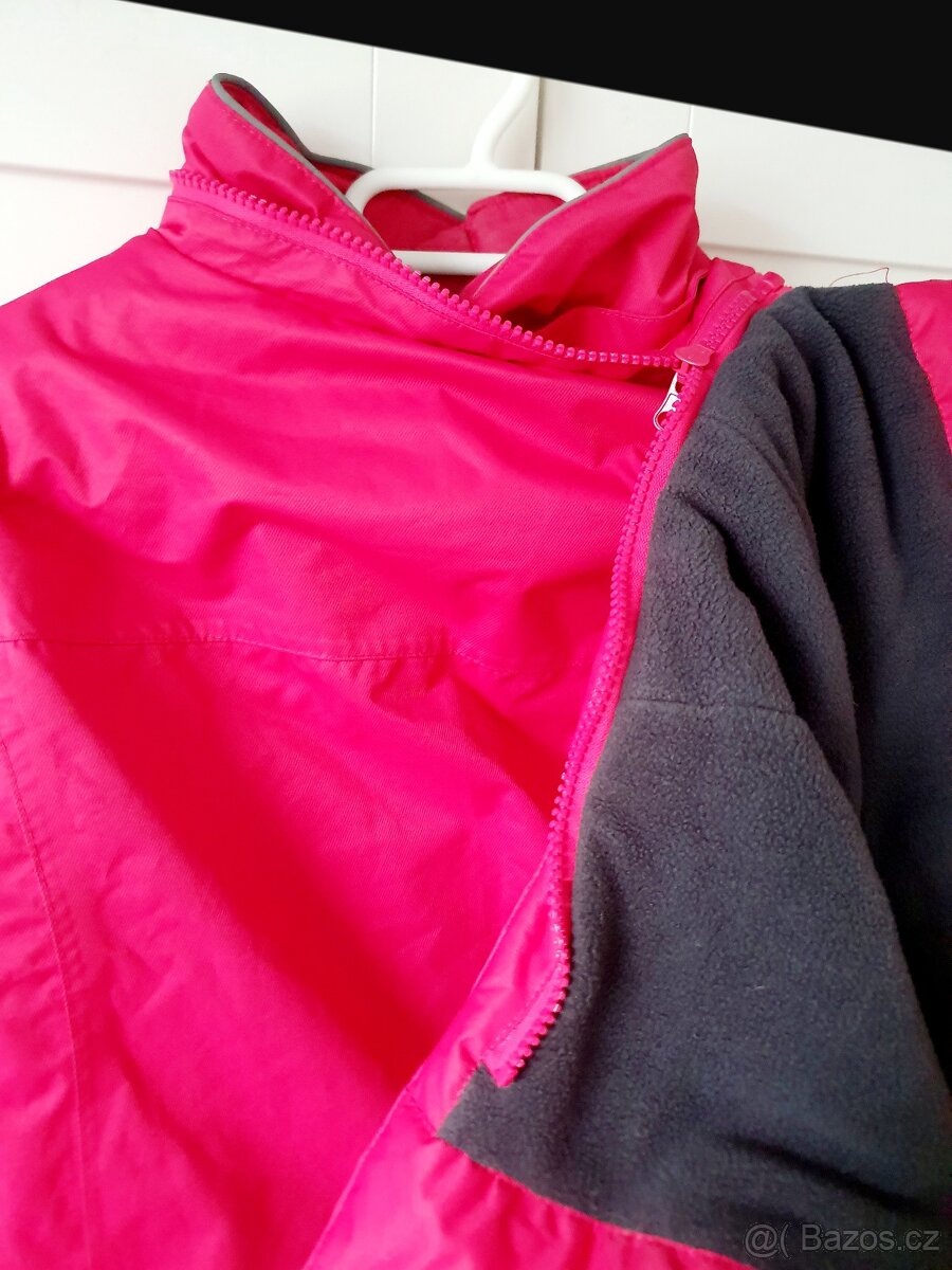 Dívčí lyžařská růžová bunda. - 6