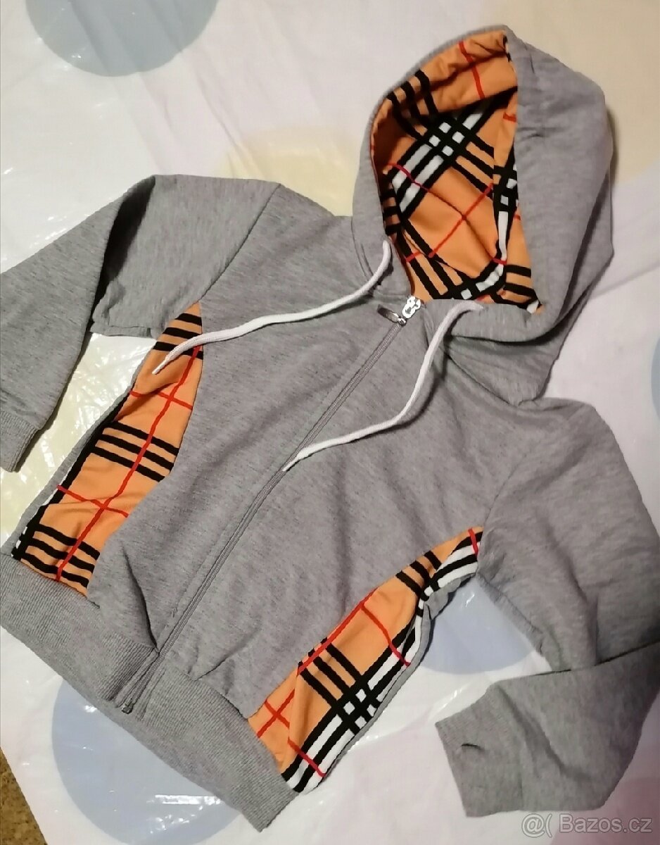 Dětská mikina na zip, s kapucí - 6