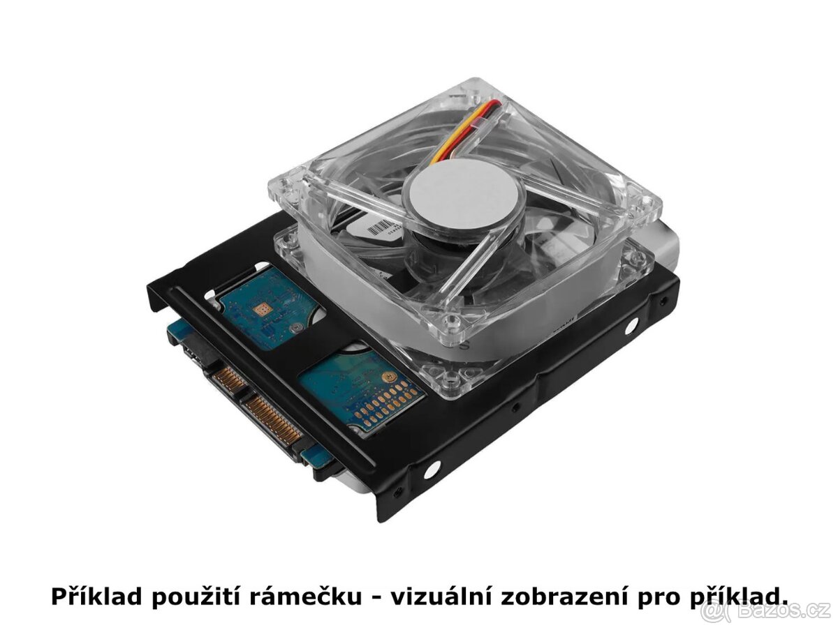 AXAGON rámeček pro SSD/HDD 2x2.5" do 3.5" slotu - 6