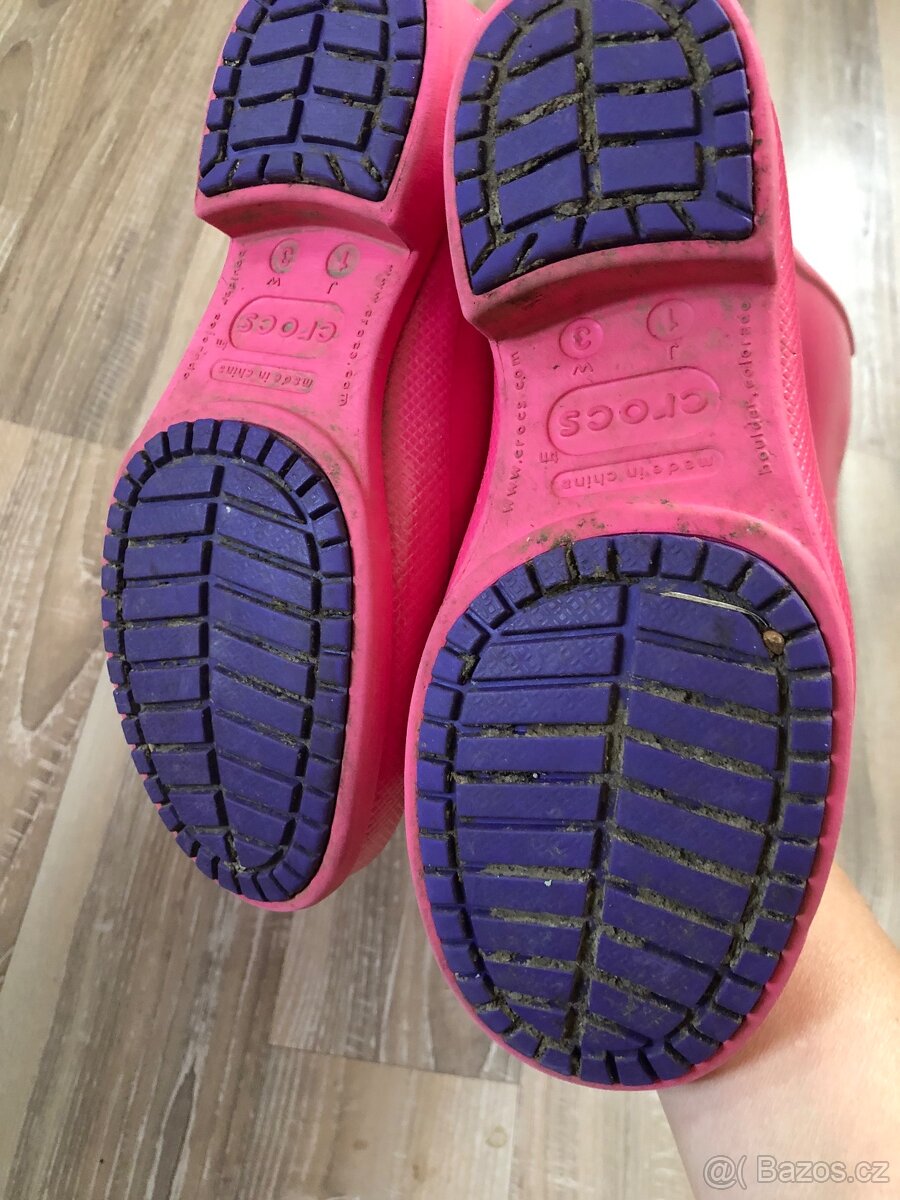 Detske vysoke holinky Crocs - 6