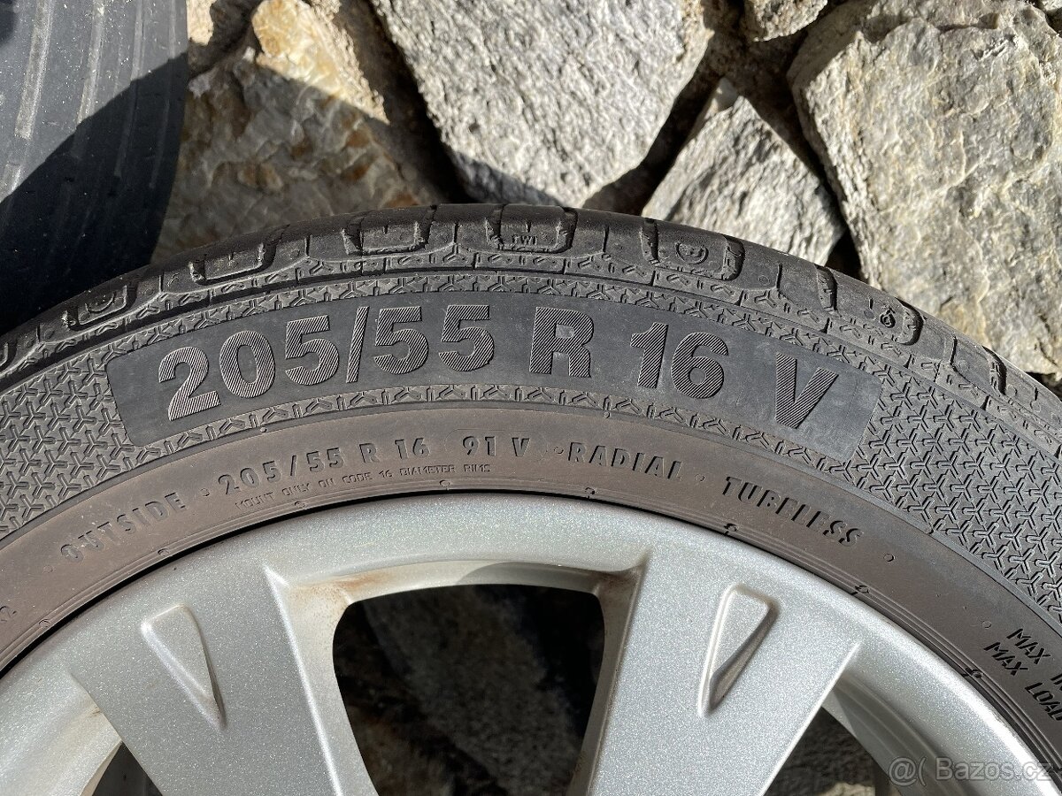 Originál ALU kola Škoda Octavia 2 205/55/16 5x112 r16 - 6