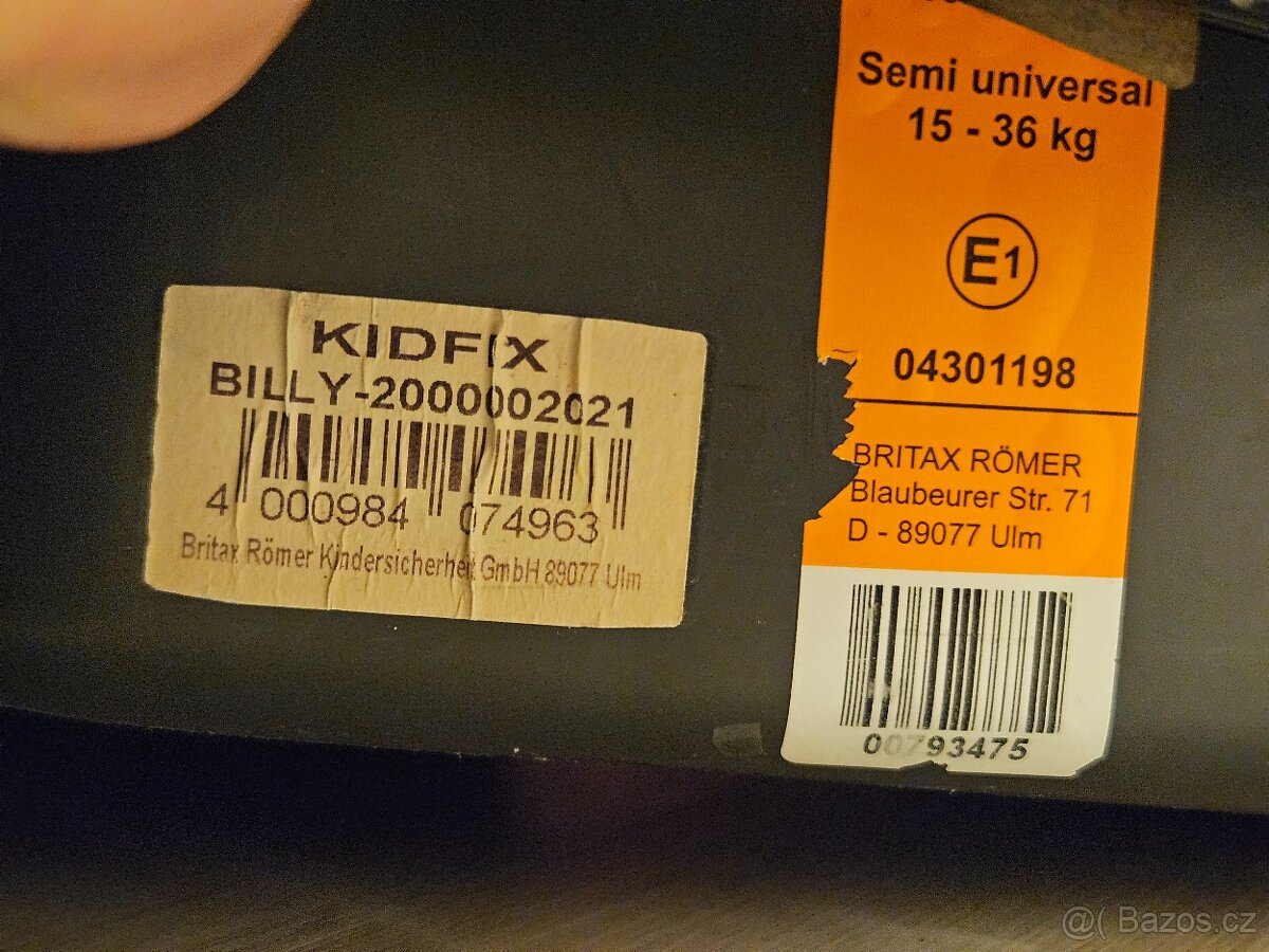 Dětská autosedačka Britax Römer Kidfix Billy - 6