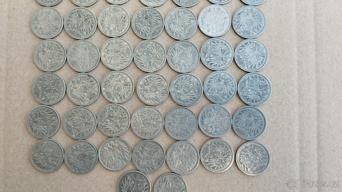 51 helleru 20 RU, rakousko uhersko mince + mince 20hal - 6