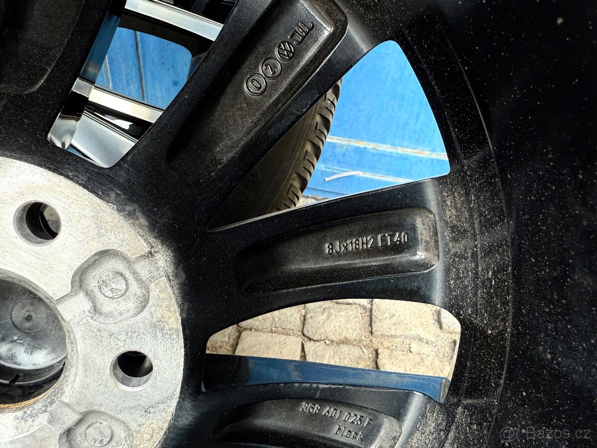 Original 18palcové alu VW, Arteon, Muskat, 245/45R18 - 6