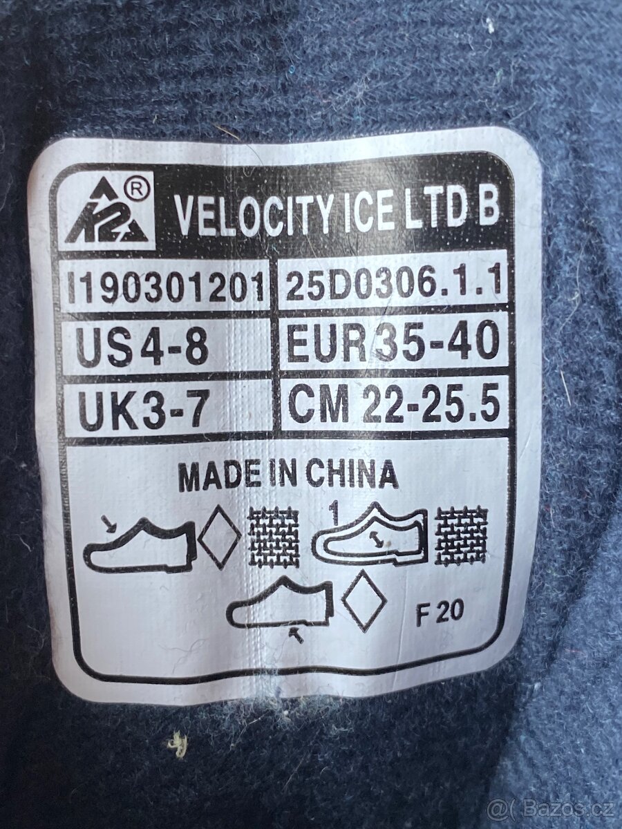 Zimní brusle chlapecké zn. K2, vel.35-40 - 6