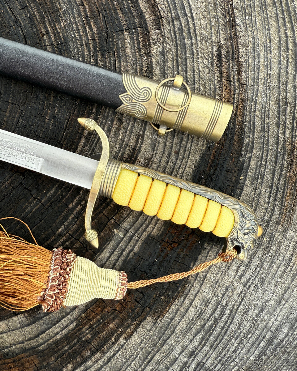 Dekorativní dýka Marines Officer s pochvou vojenská replika - 6