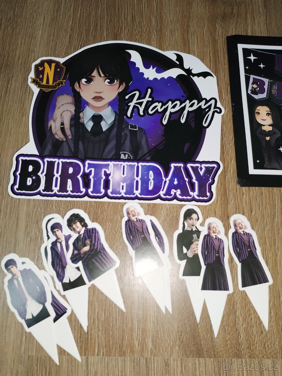 Wednesday výzdoba narozeninová - 6