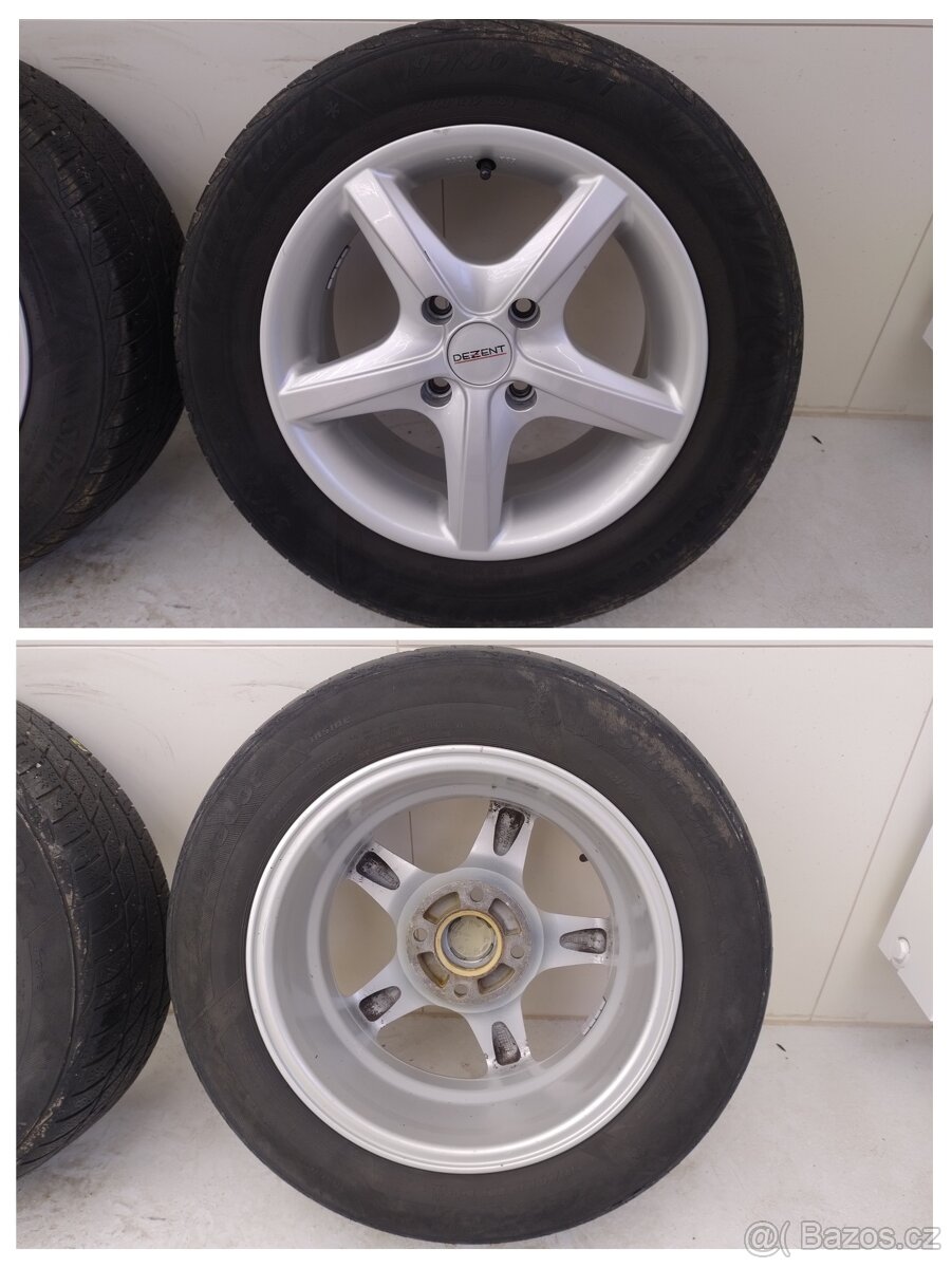 Sada 15" ALU kol Dezent (4x114,3) - 6