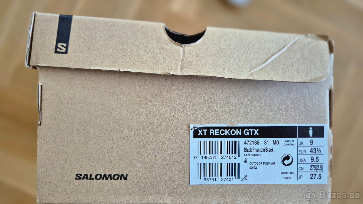 Salomon XT Reckon GTX, nové, vel. 43 1/3 - 6