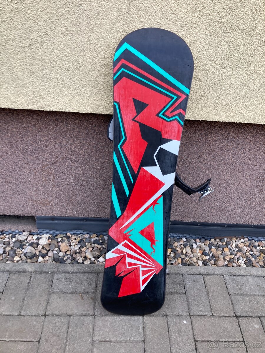 Snowboard RIDE - 110 cm + vázání - 6