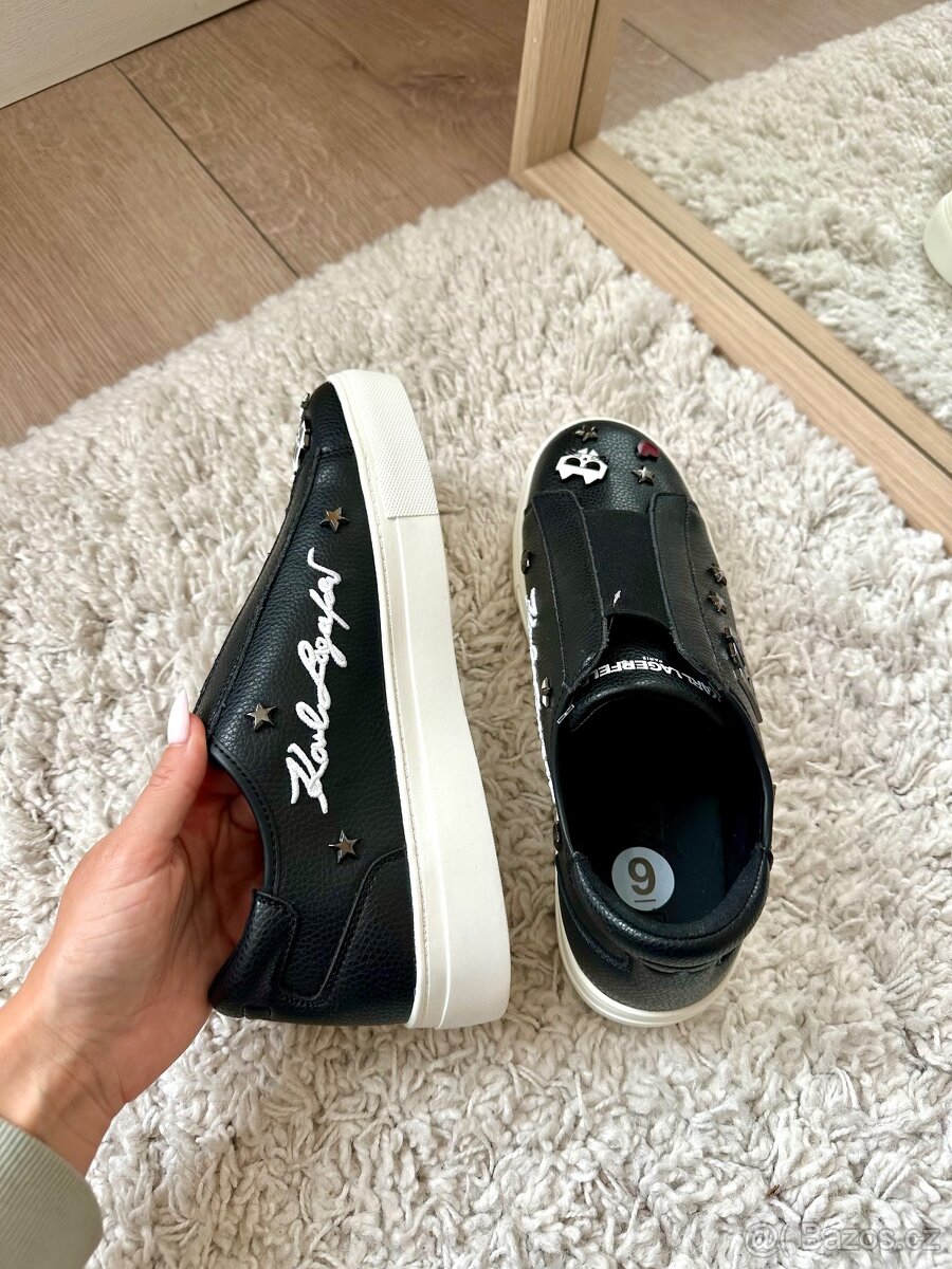 KARL LAGERFELD ČERNÉ TENISKY - 6