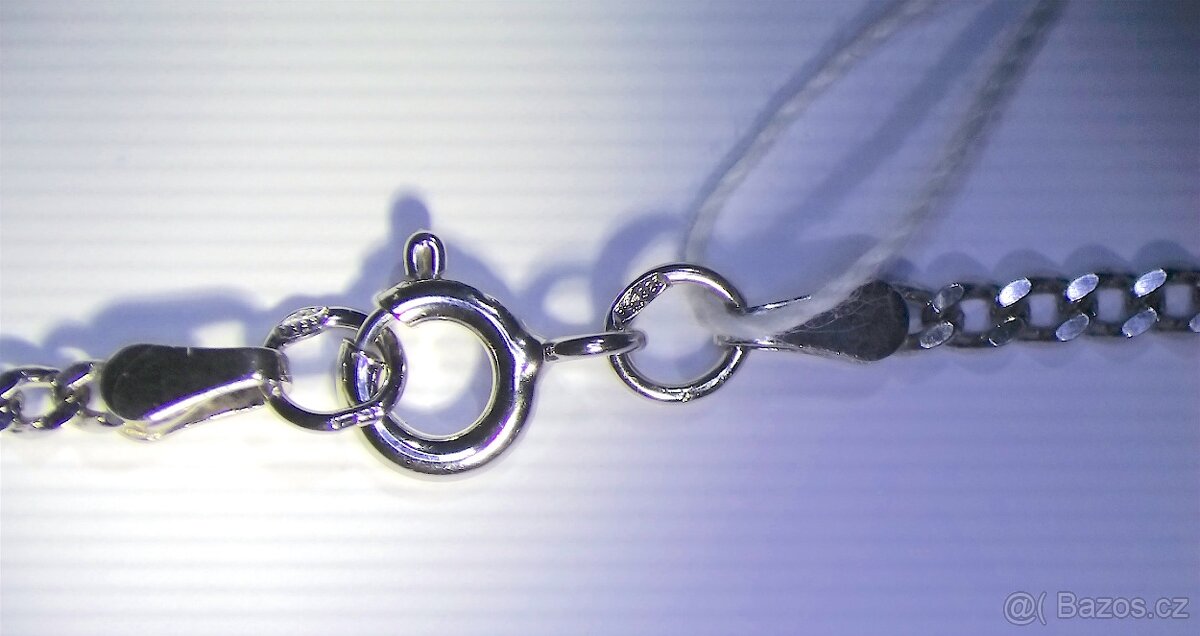 Stříbrný řetízek Pancíř 55cm 7.16g ryzosti 925 DoprZDARMA - 6