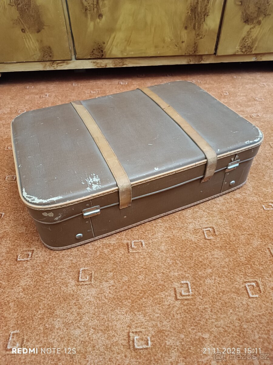 Starý retro Kufr - 6
