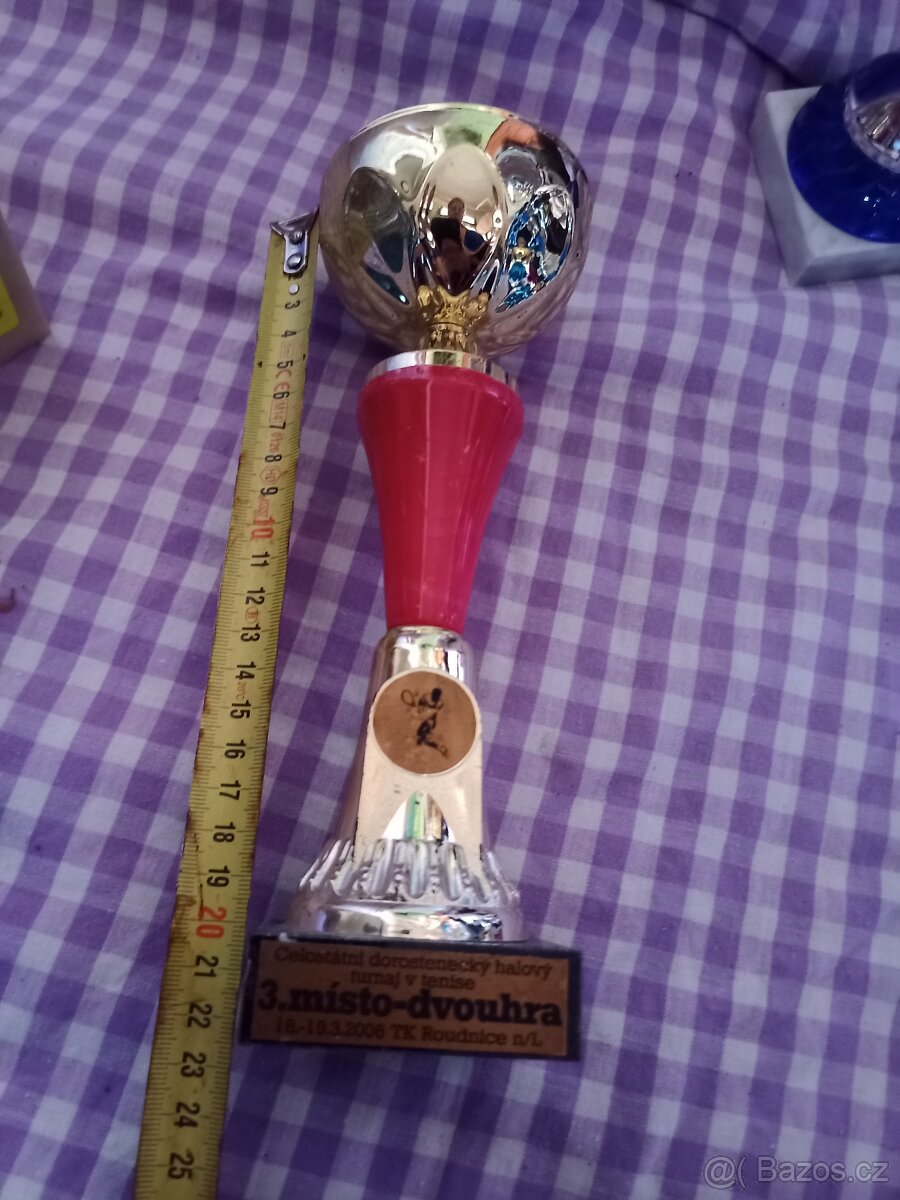 Prodám poháry, trofeje kus 50 Kč - 6