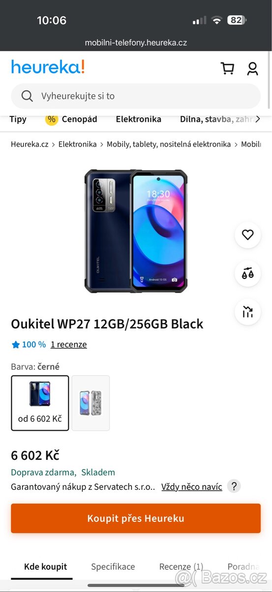 Oukitel WP27 12GB/256GB mobil s infra foťákem - 6